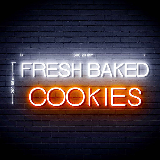 Bakery Fresh Baked Cookies Ultra-Bright LED Neon Sign w/ Remote - Way Up Gifts