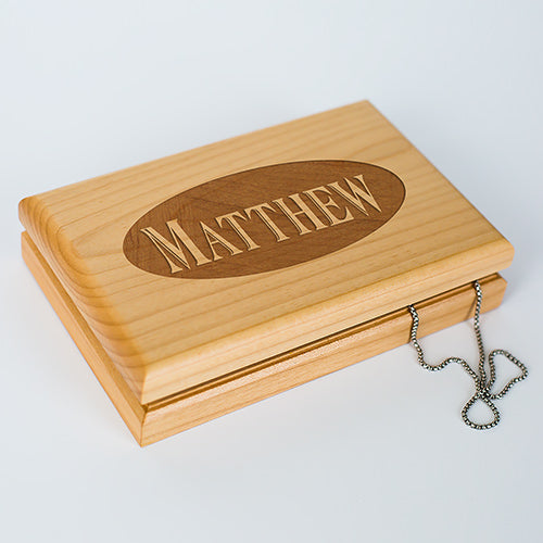 Engraved Valet Box - Personalized Groomsmen Gift Organizer - Way Up Gifts