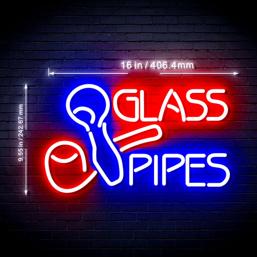 Head Shop Glass Pipes Flex Silicone LED Neon Sign - Way Up Gifts