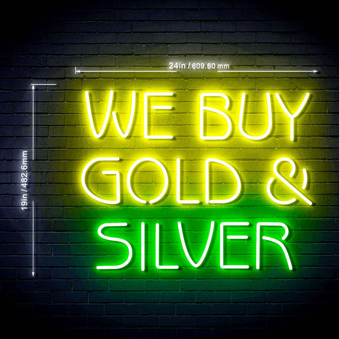 Custom 24" Ultra-Bright LED Neon Sign (Up to 3 Lines/Text Only) w/ Remote - Way Up Gifts