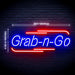 Grab n Go Food Take Away Ultra-Bright LED Neon Sign - Way Up Gifts