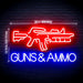 Guns Ammo Ultra-Bright LED Neon Sign - Way Up Gifts