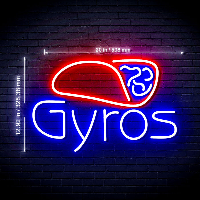 Gyros Ultra-Bright LED Neon Sign - Way Up Gifts