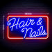 Beauty Salon Hair & Nails Ultra-Bright LED Neon Sign - Way Up Gifts