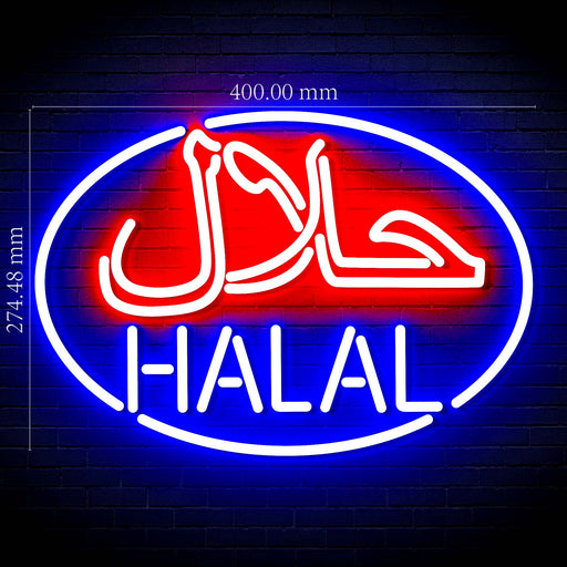 Arabic Restaurant Halal Food Flex Silicone LED Neon Sign - Way Up Gifts