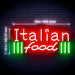 Restaurant Italian Food Flex Silicone LED Neon Sign - Way Up Gifts