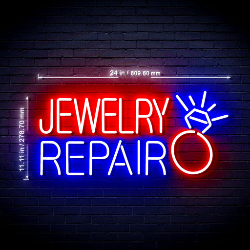 Jewelry Repair Ultra-Bright LED Neon Sign w/ Remote - Way Up Gifts