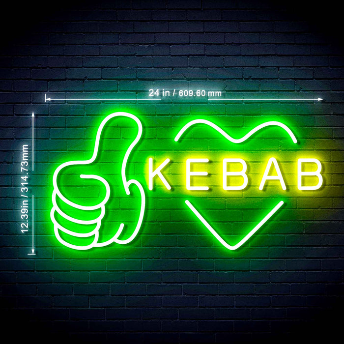 Kebab Ultra-Bright LED Neon Sign