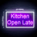 Restaurant Bar Kitchen Open Late Ultra-Bright LED Neon Sign - Way Up Gifts