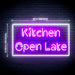 Restaurant Bar Kitchen Open Late Ultra-Bright LED Neon Sign - Way Up Gifts