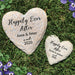 Happily Ever After Heart Wedding Garden Stone - Realistic Resin Design - Way Up Gifts