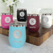 Engraved Initial And Family Name Stemless Wine Tumbler - Way Up Gifts