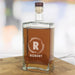 Vintage Style Engraved Decanter - Groomsmen Gift with Circular Lines - Way Up Gifts