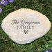 Family Name with Baby Branch Garden Stone - Realistic Resin Design with Hide a Key - Way Up Gifts