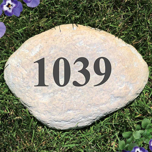 Personalized Address Decorative Garden Stone - Realistic Resin Design with Hide a Key - Way Up Gifts