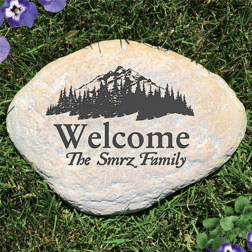 Woodland Theme Engraved Garden Stone - Realistic Resin Design with Hide a Key - Way Up Gifts