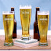Personalized Pilsner Glass - Engraved Groomsmen Beer Gift - Way Up Gifts
