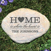 Home Is Where the Heart Is Garden Stone - Realistic Resin Design - Way Up Gifts