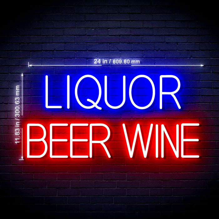 Liquor Beer Wine Ultra-Bright LED Neon Sign - Way Up Gifts