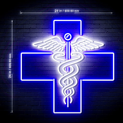 Medical Cross Dispensary Ultra-Bright LED Neon Sign - Way Up Gifts