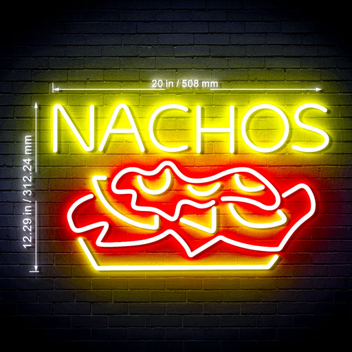 Restaurant Bar Nachos Ultra-Bright LED Neon Sign - Way Up Gifts