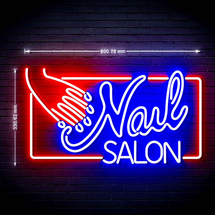 Nail Salon Ultra-Bright LED Neon Sign w/ Remote - Way Up Gifts