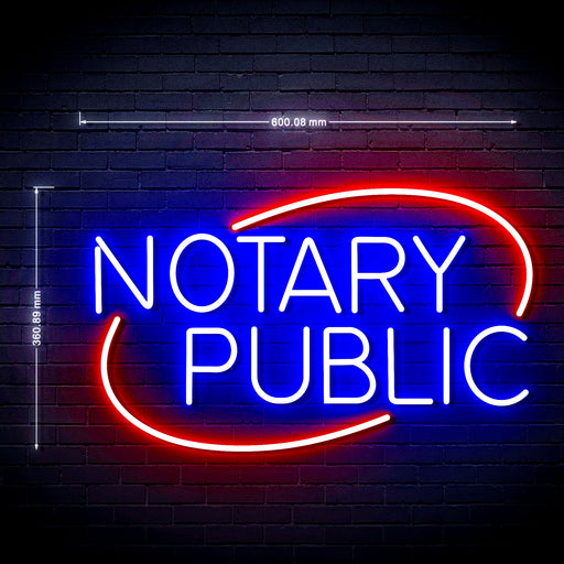 Notary Public Ultra-Bright LED Neon Sign - Way Up Gifts