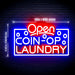 Laundromat Open Coin Operated Laundry Flex Silicone LED Neon Sign - Way Up Gifts