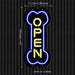 Vertical Open Dog Bone Grooming Pet Shop Ultra-Bright LED Neon Sign w/ Remote - Way Up Gifts