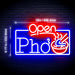 Open Pho Vietnam Noodles Flex Silicone LED Neon Sign - Way Up Gifts