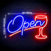 Open Wine Bar Ultra-Bright LED Neon Sign - Way Up Gifts