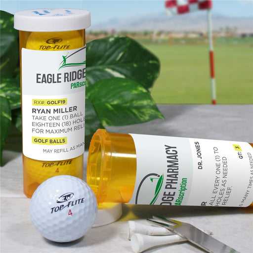 Rx Fore! Golf – Hilarious Prescription Golf Ball Set - Way Up Gifts
