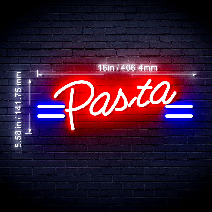 Italian Food Pasta Flex Silicone LED Neon Sign