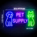 Pet Supply Ultra-Bright LED Sign with Remote (Neon-Style, LED Technology) - Way Up Gifts