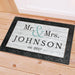 Mr. and Mrs. Personalized Doormat - Custom Couple's Welcome Mat - Way Up Gifts