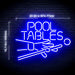 Pool Tables Bar Ultra-Bright LED Neon Sign w/ Remote - Way Up Gifts