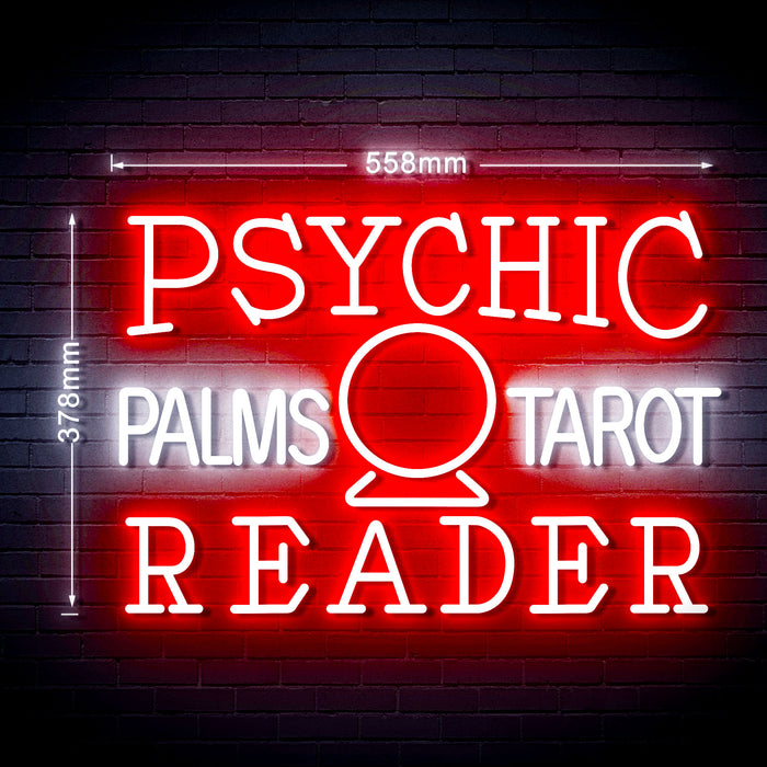 Palms Tarot Psychic Reader Ultra-Bright LED Neon Sign - Way Up Gifts