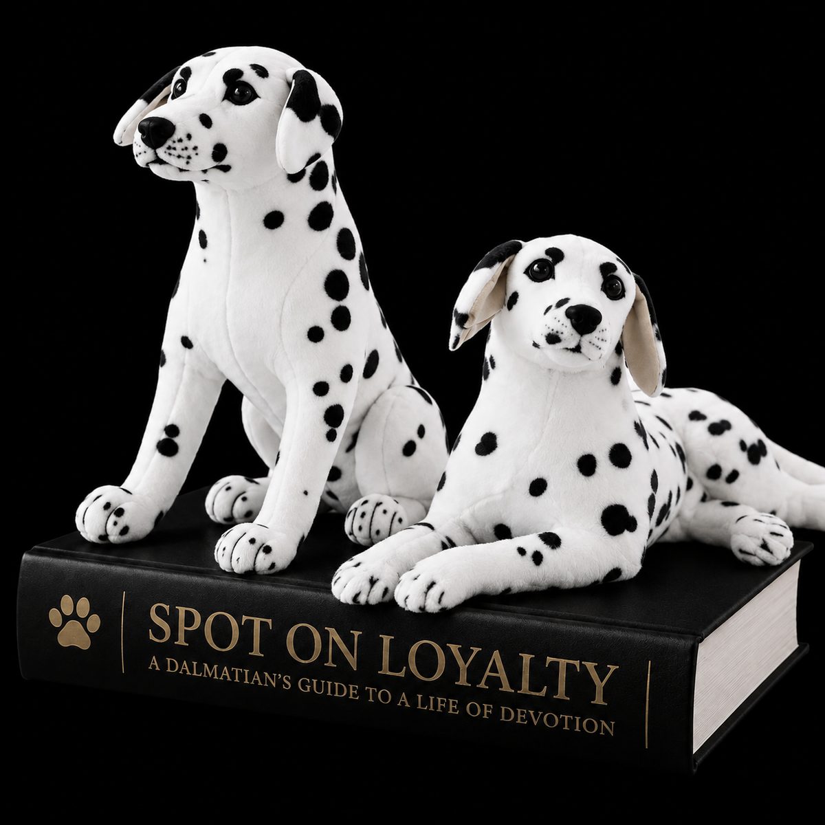 Realistic Dalmatian Stuffed Animal Plush Toy