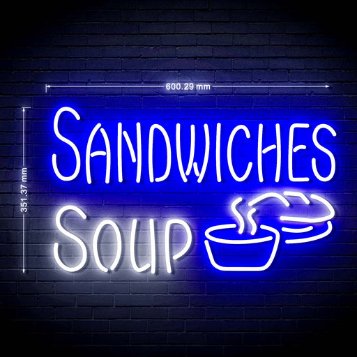 Cafe Sandwiches Soup Ultra-Bright LED Neon Sign - Way Up Gifts