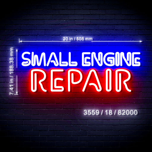 20" Small Engine Repair Ultra-Bright LED Neon Sign w/ Remote - Way Up Gifts