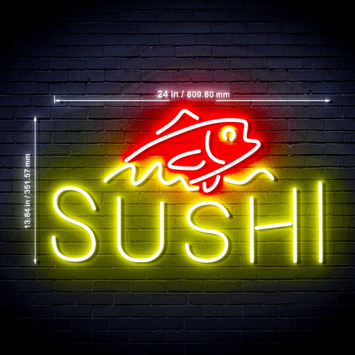 Sushi Ultra-Bright LED Neon Sign w/ Remote - Way Up Gifts