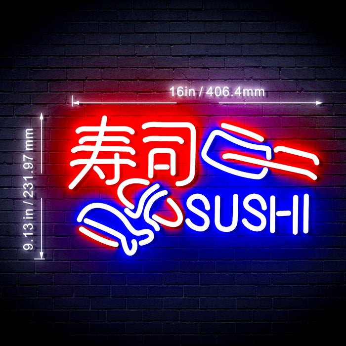 Japanese Food Sushi Flex Silicone LED Neon Sign - Way Up Gifts