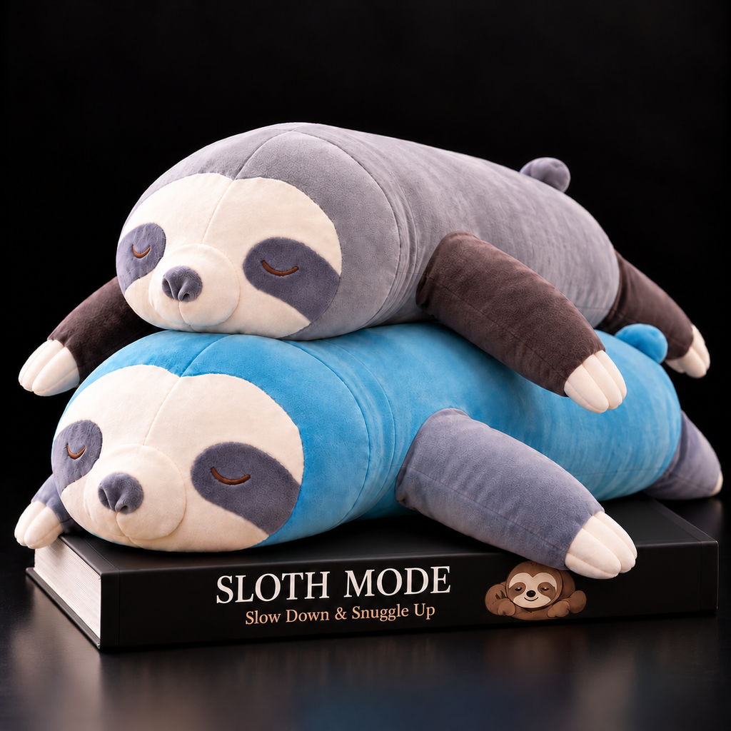 Big Soft Sloth Stuffed Animal Plush Toy