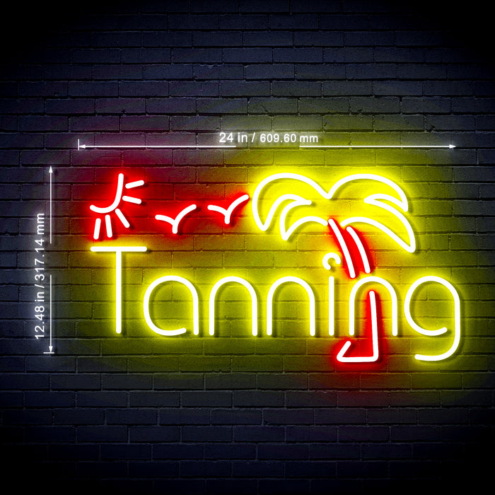 Tanning Ultra-Bright LED Neon Sign w/ Remote - Way Up Gifts