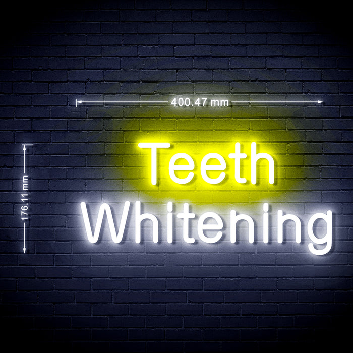 Dentist Teeth Whitening Flex Silicone LED Neon Sign - Way Up Gifts