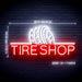 Auto Repair Car Tire Shop v1 Ultra-Bright LED Neon Sign w/ Remote - Way Up Gifts