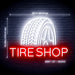 Auto Repair Car Tire Shop v2 Ultra-Bright LED Neon Sign w/ Remote - Way Up Gifts