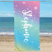Rainbow Splash Personalized Kids Beach Towel - Way Up Gifts