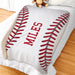 Personalized 50X60 Baseball Sherpa Blanket - Baseball Fan Personalized Blanket - Sports Throw - Way Up Gifts