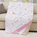 Personalized Beautiful Butterflies Static Word Art 50X60 Sherpa Blanket - Large Butterfly Word Art Blanket - Way Up Gifts